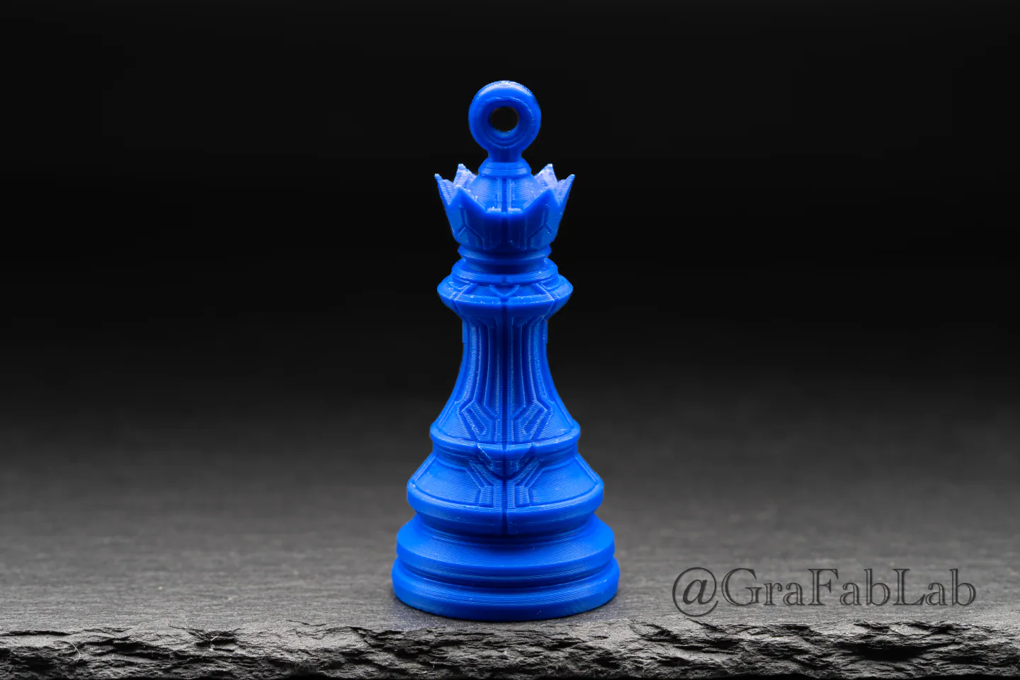 GraFabLab Chess 00 — Queen — Detail view