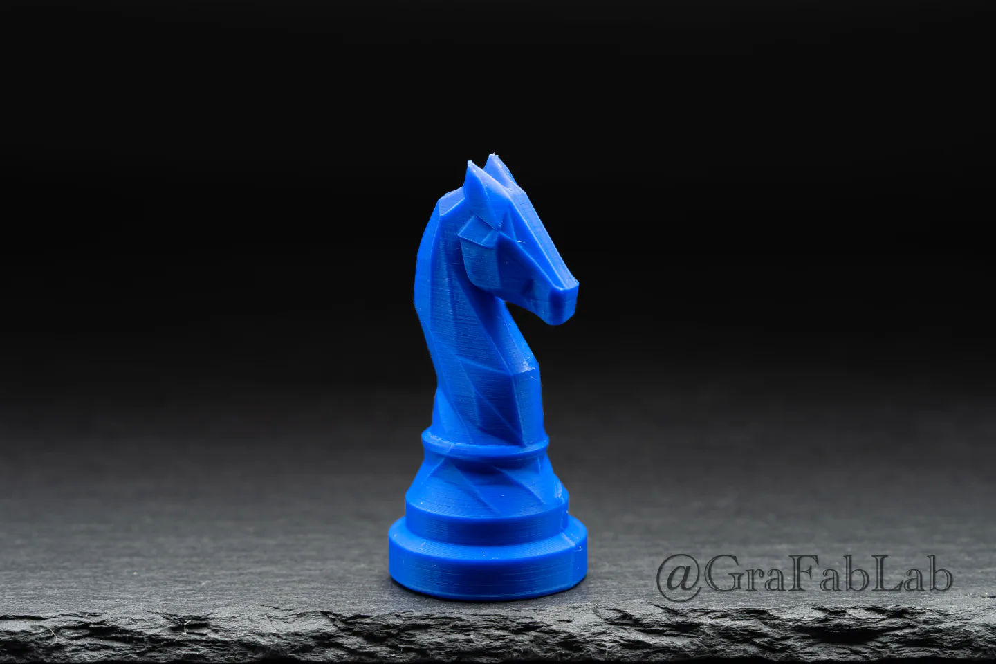 GraFabLab Chess 01 — Knight — Detail view