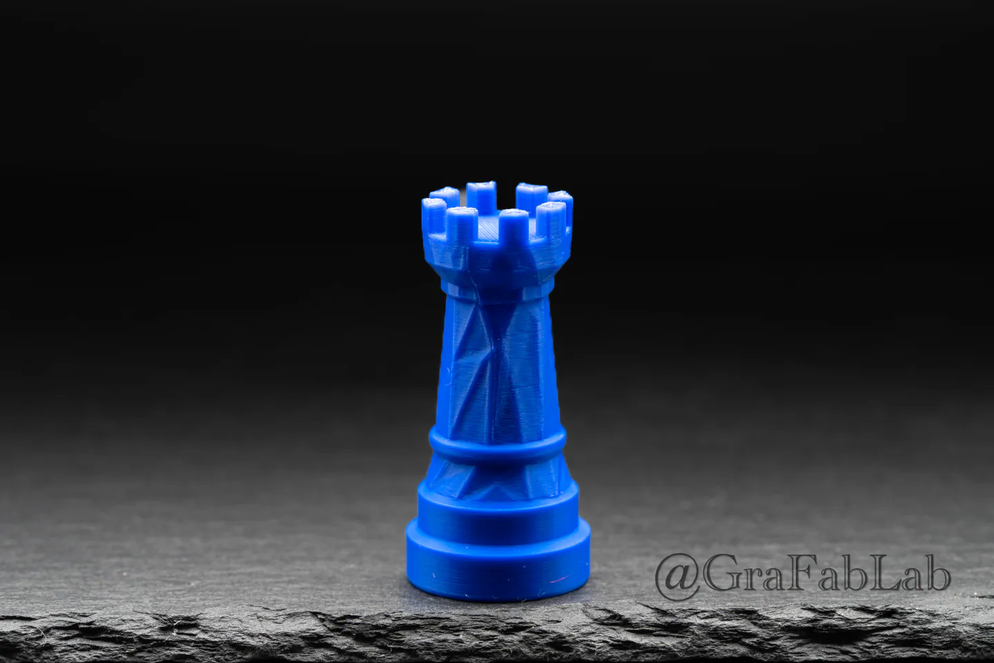 GraFabLab Chess 01 — Rook — Detail view