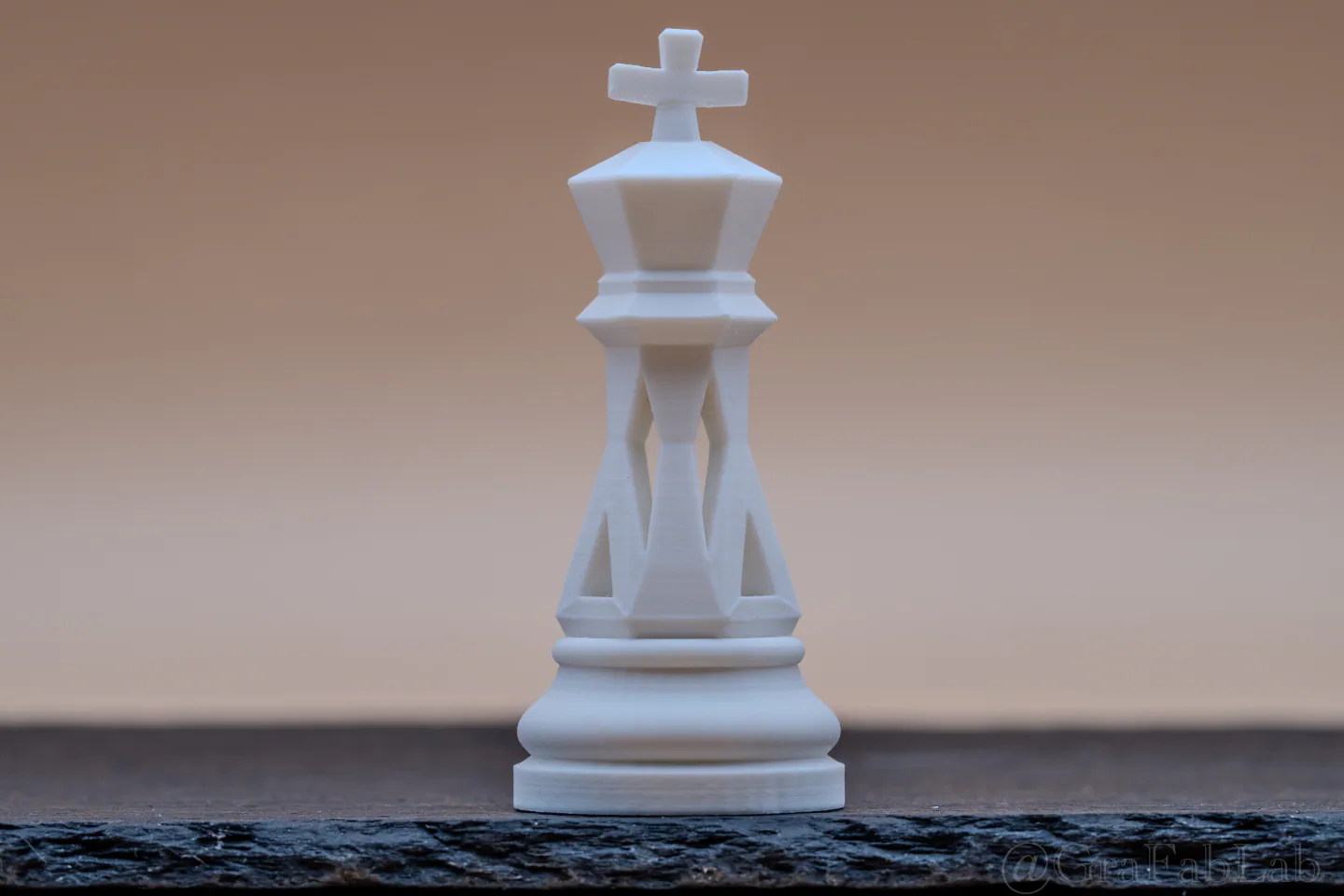 GraFabLab Chess 02 — King — Detail view