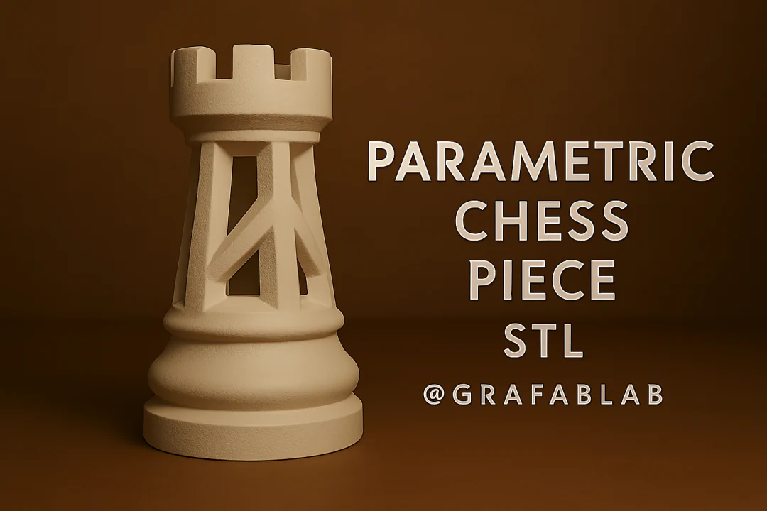 GraFabLab Chess 02 — Rook