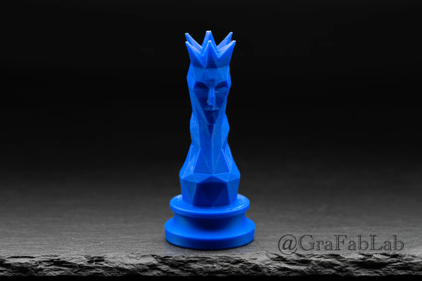 GraFabLab Chess 06 — Queen — Detail view