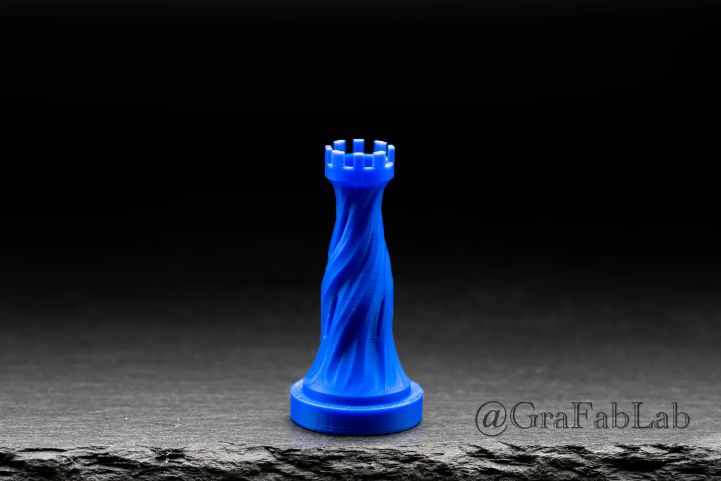 GraFabLab Chess 12 — Rook — Detail view
