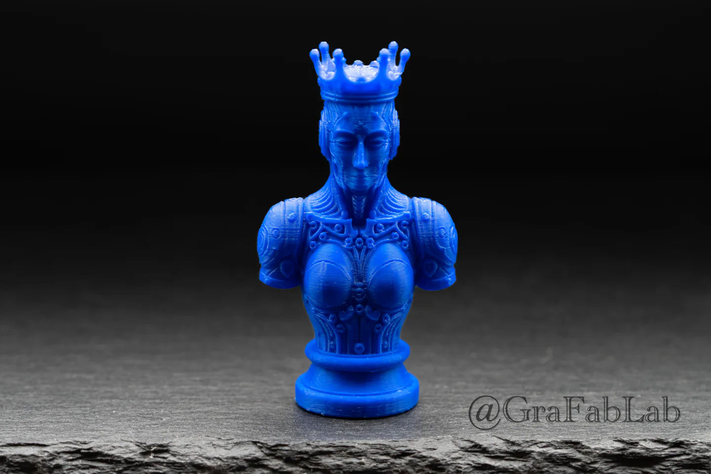 GraFabLab Chess 14 — Queen — Detail view