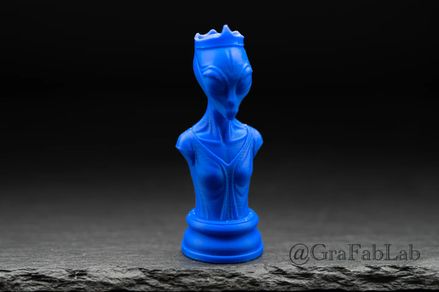 GraFabLab Chess 17 — Queen — Detail view