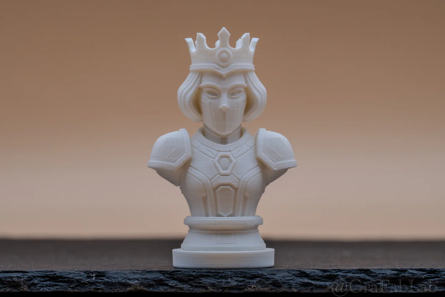 GraFabLab Chess 20 — Queen — Detail view