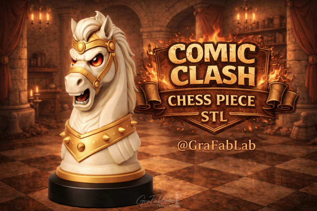 GraFabLab Chess 22 — Knight