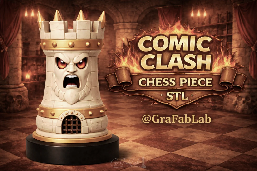 GraFabLab Chess 22 — Rook