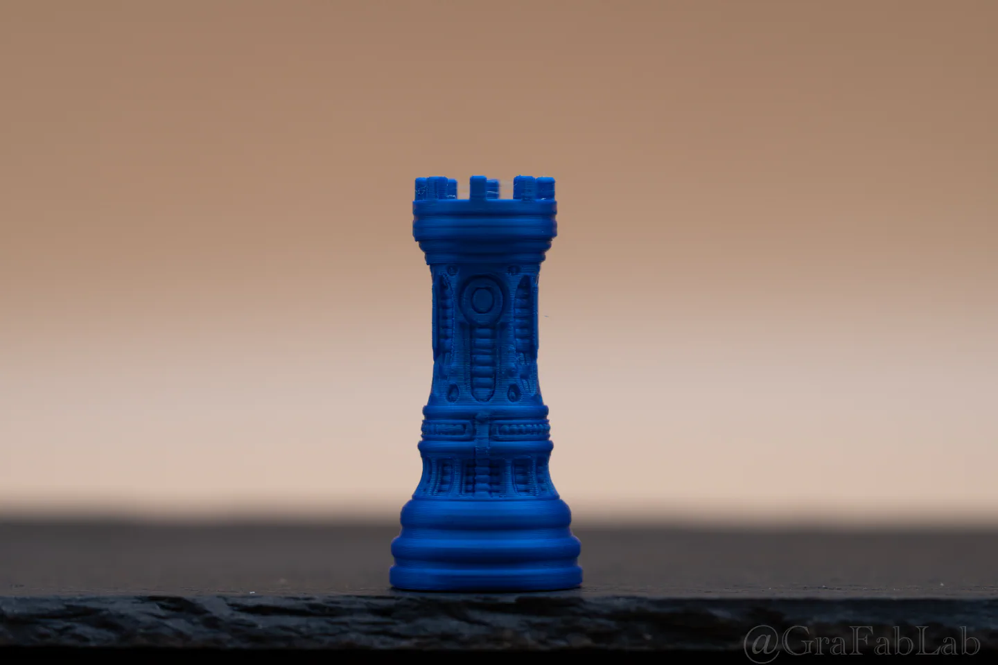 GraFabLab Chess 26 — Rook — Detail view