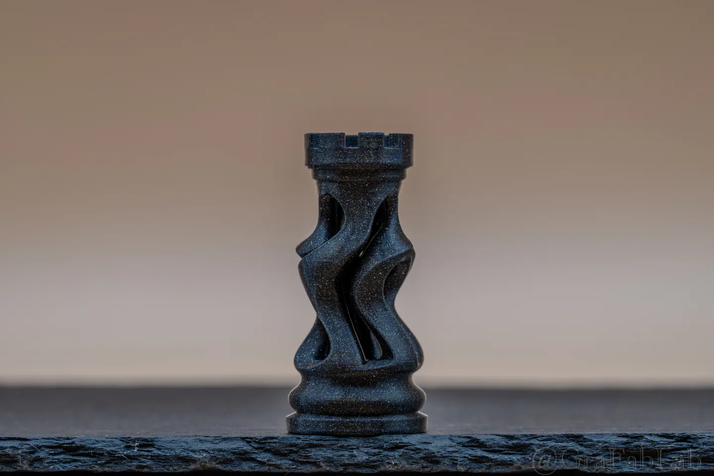 GraFabLab Chess 33 — Rook — Detail view
