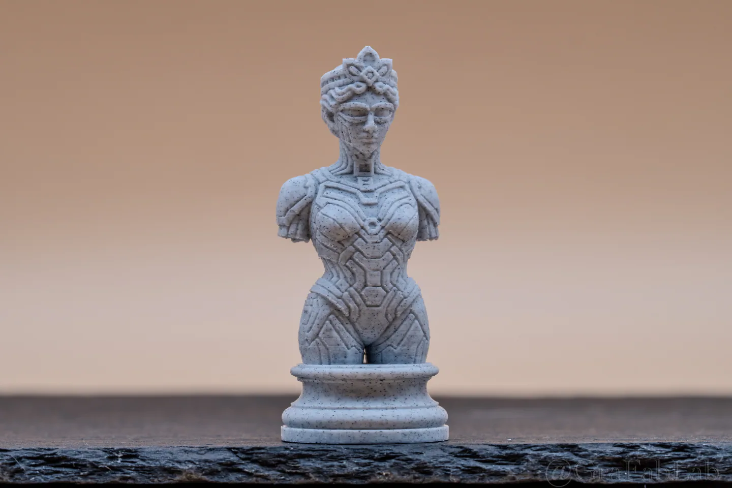 GraFabLab Chess 34 — Queen — Detail view