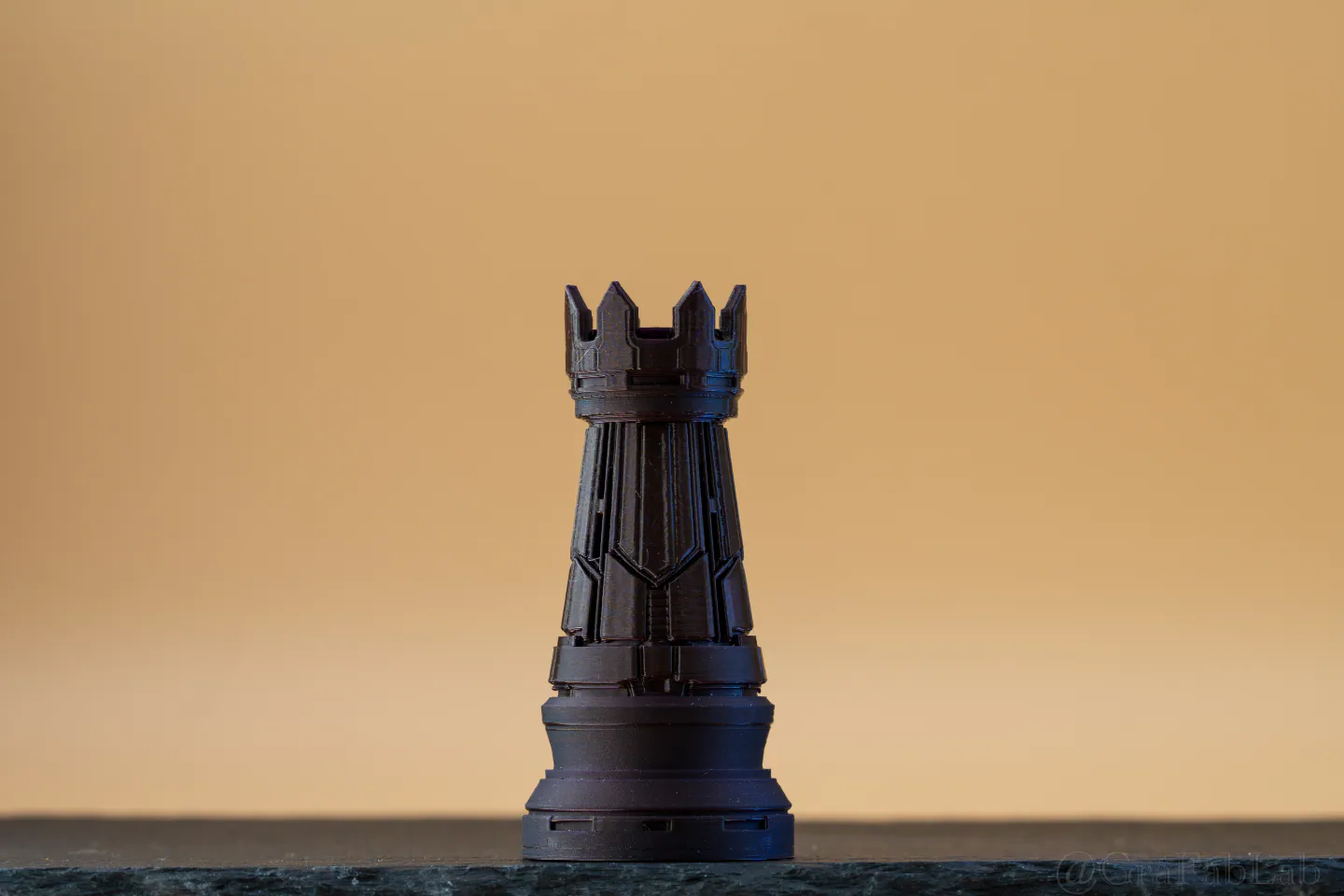 GraFabLab Chess 48 — Rook — Detail view