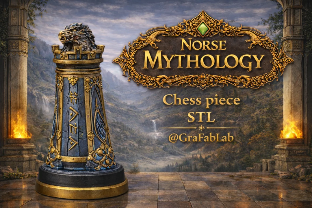 GraFabLab Chess 49 — Rook