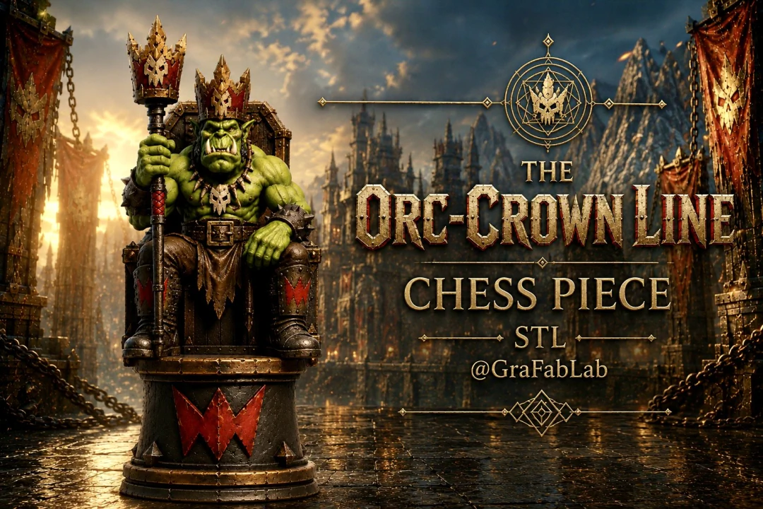 GraFabLab Chess 74 — King