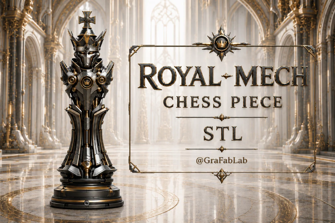 GraFabLab Chess 76 — King