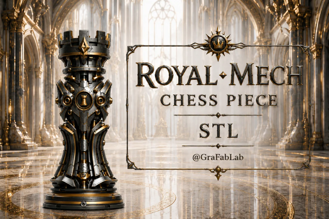 GraFabLab Chess 76 — Rook